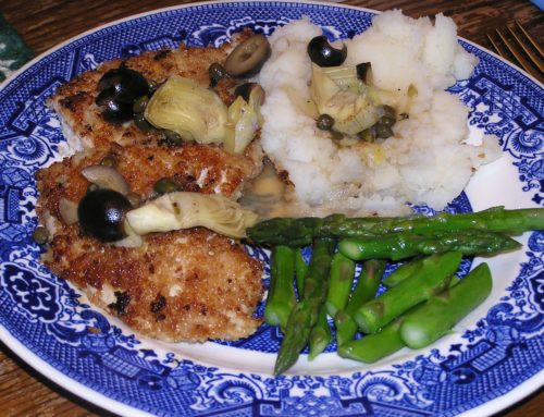 Eleven favorite recipes from the past eleven years: Recipe #2 – Chicken Piccata with Artichokes